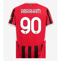 Camiseta AC Milan Tammy Abraham #90 Primera Equipación 2024-25 manga corta